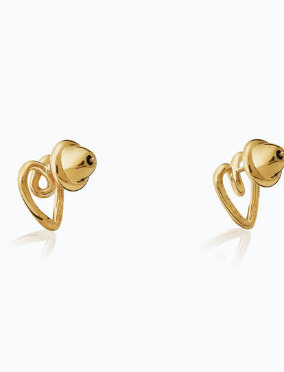 14Kt Yellow Gold Classic Stud Earrings 0.10cttw Natural Diamonds – Lasker  Jewelers